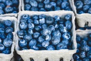 fruits and vegetables - blueberries